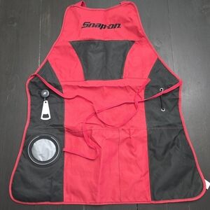 Snap-on Tools Grilling Apron with Beverage Pocket, Bottle Opener & Pockets NWOT